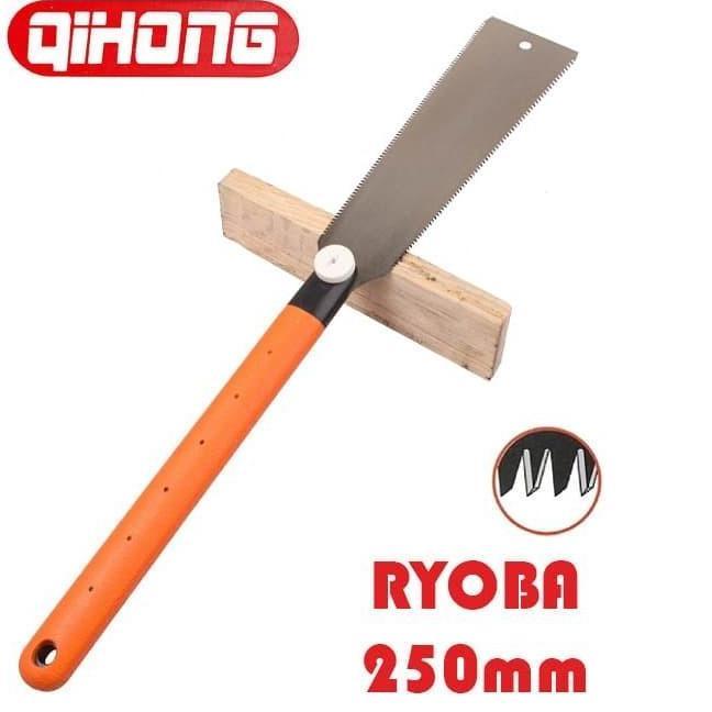 Qihong Japanese RYOBA rip cut cross cut double edge jepang