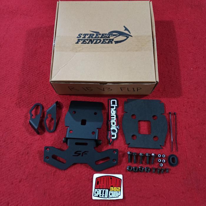 Dudukan Plat Nomor Belakang Tail Tidy Flip Street Fender R15 V4 R15M Original Dan Terpercaya