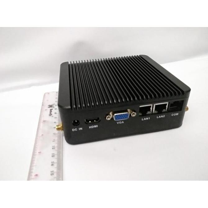 Industrial Mini Pc X86 Celeron 4Gb 32Gb Dual Gbit Lan Wifi Hdmi Vga