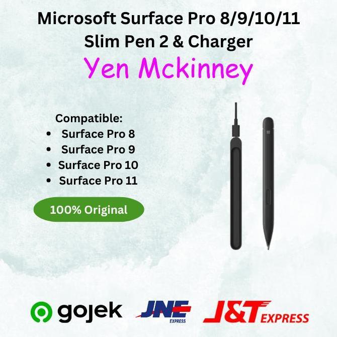 BEBAS ONGKIR - Microsoft Surface Slim Pen Surface Pro 8 9 X Studio Duo