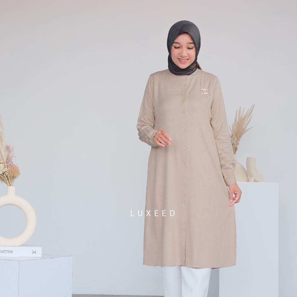 DISKON BESAR Tunik Wanita Terbaru Tunik Polos Wanita Tunik Twill Rayon Tunik Harian Tunik Basic Tuni