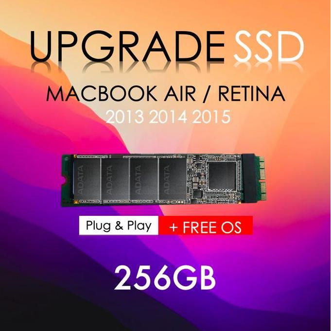 BEBAS ONGKIR - SSD Macbook Air 2013 2014 2015 256GB Replacement - SSD Macbook Retina