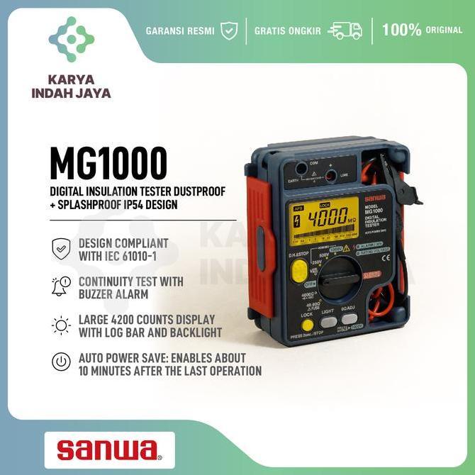 DIGITAL INSULATION TESTERS SANWA MG1000