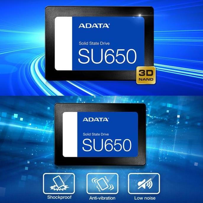 NEW SSD Adata SU650 256GB - Sata 3 2,5" - SSD 256GB Adata SU650