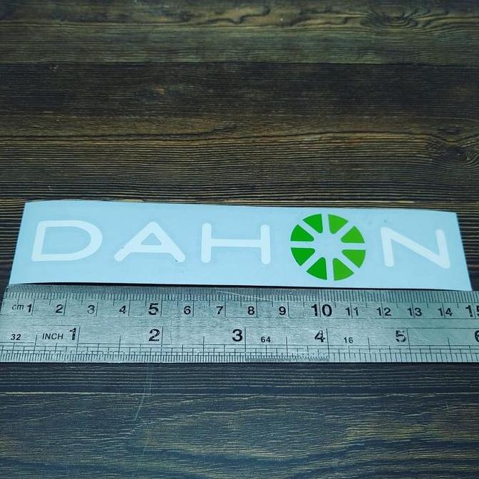 Promo Cutting Sticker Dahon Sepeda Lipat 14Cm Putih Bahan Oracal Cod