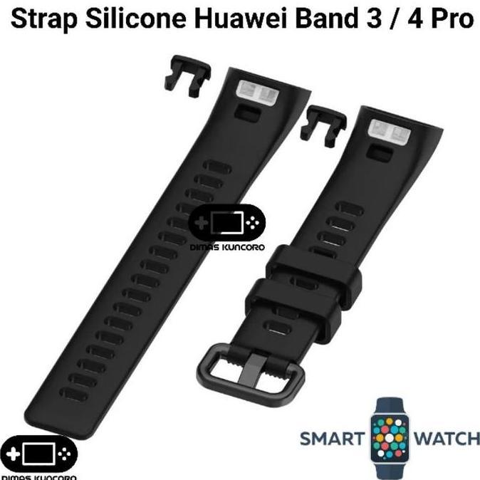 Strap Huawei Band 3 / 4 Pro Tali Jam Tangan Rubber