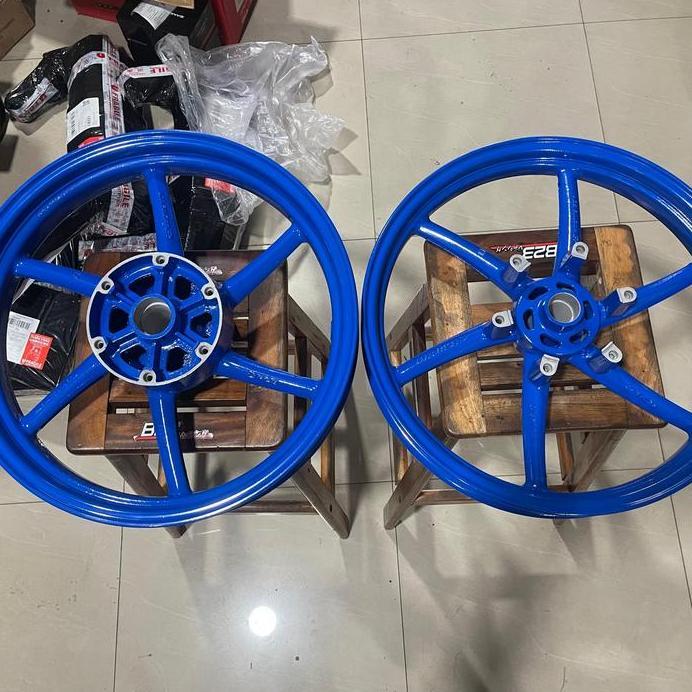 velg rims 17 rcb racingboy ninja rr r ss racing wheels Biru powder velg rcb ninja rr biru powder coa