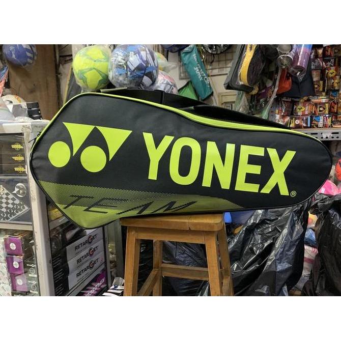 Tas Raket Badminton Yonex Ba42126Ex Team Racquet Bag Original-Black