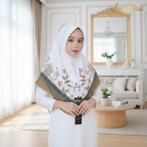 Hijab Instan Bergo Motif Bunga  Printing Jersey Zoya