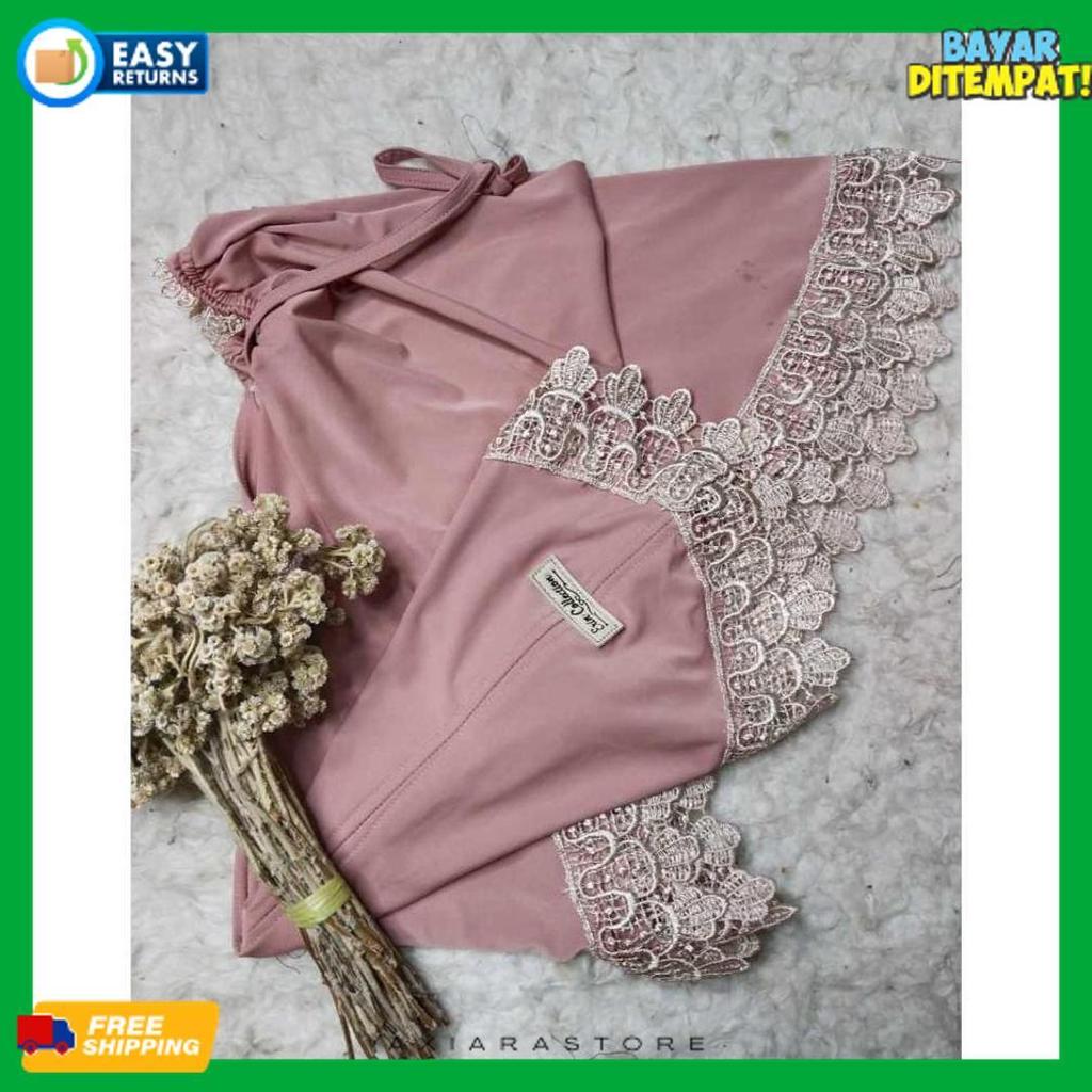 Hijab Instan Jersey /  Jilbab Instan Renda /  Hijab Plat Esk_R2