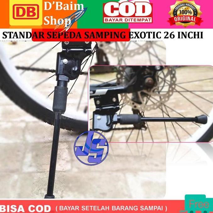 Promo Standar Sepeda Gunung Samping Baut Dua Ukuran 26 Standar Parkir Sepeda Mtb Cod