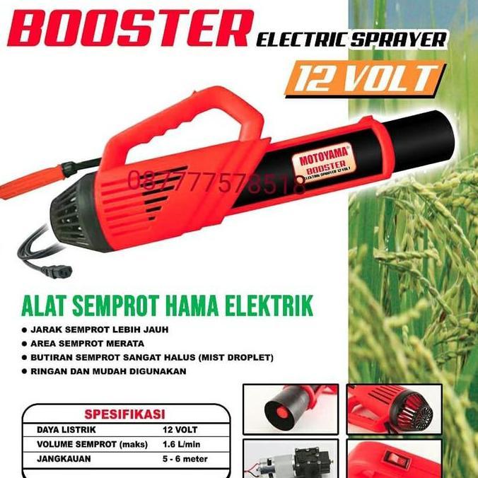 Booster Electric Sprayer Motoyama / Alat Semprot Hama Elektrik