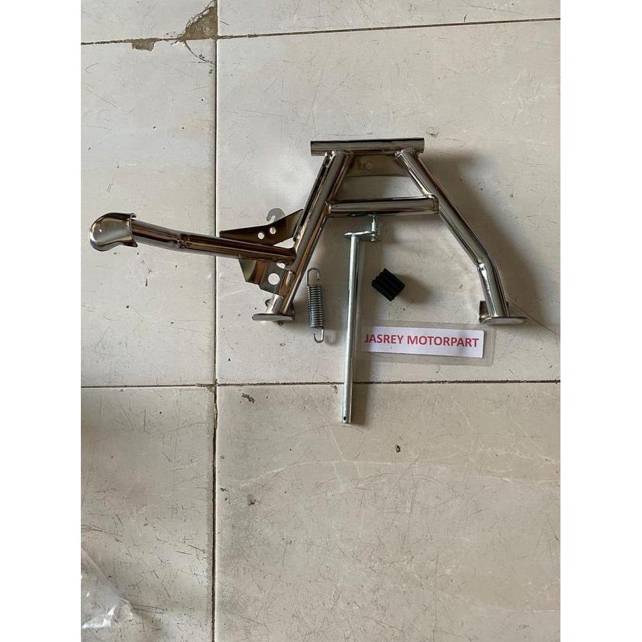 Standar Tengah Chrome+AS Standar+Per Karet Beat F1 Esp PGM/Street/Scoopy F1 2017-2019 Ring 14