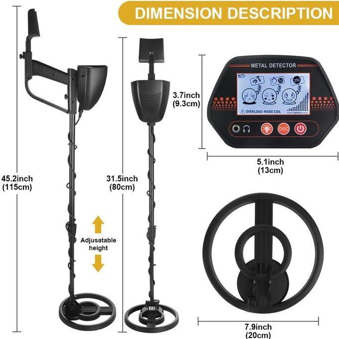 Promo Metal Detector Gold Alat Detektor Logam Emas Bawah Tanah