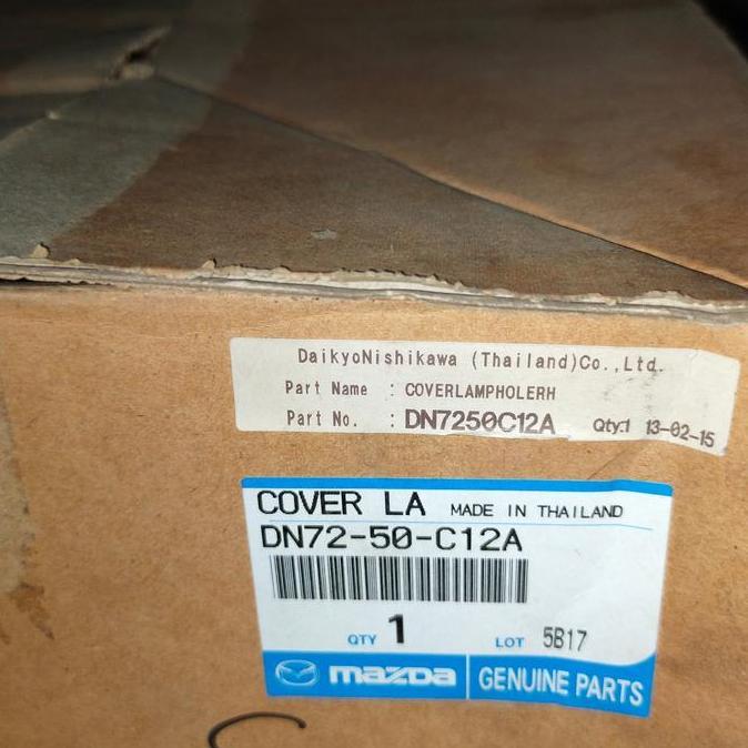 Mazda Genuine Parts List Foglamp Mazda 2 HB Tipe R
