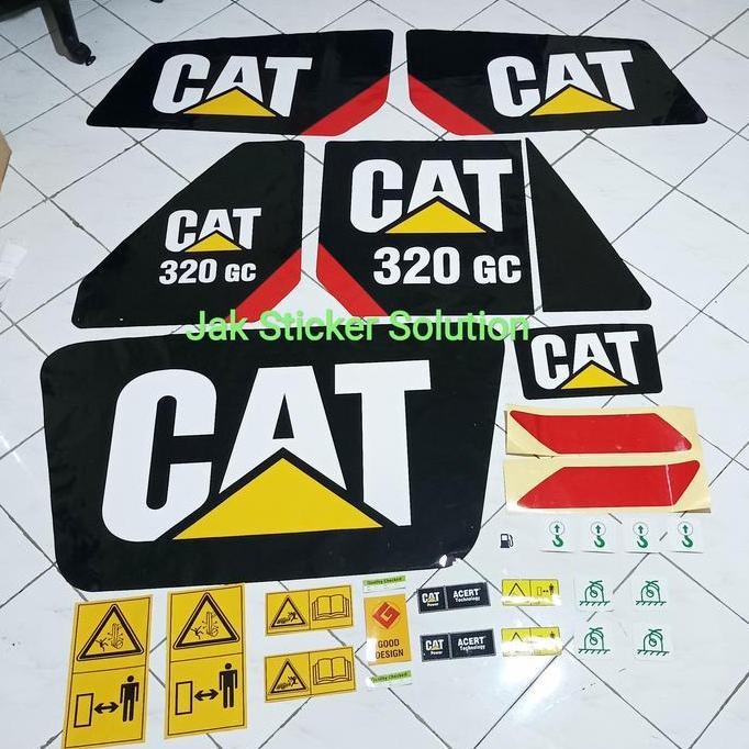 Stiker Excavator Cat 320 GC
