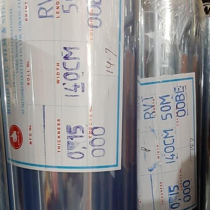 Picnpic- Mika Plastik Kaku Meteran, Tebal 0.15Mm, @ 1 M X 140 Cm