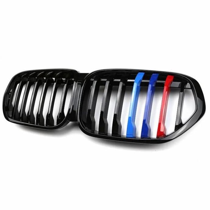 BMW Grill Kidney Grille Hidung Kap Double Slat Glossy M Color F48 X1