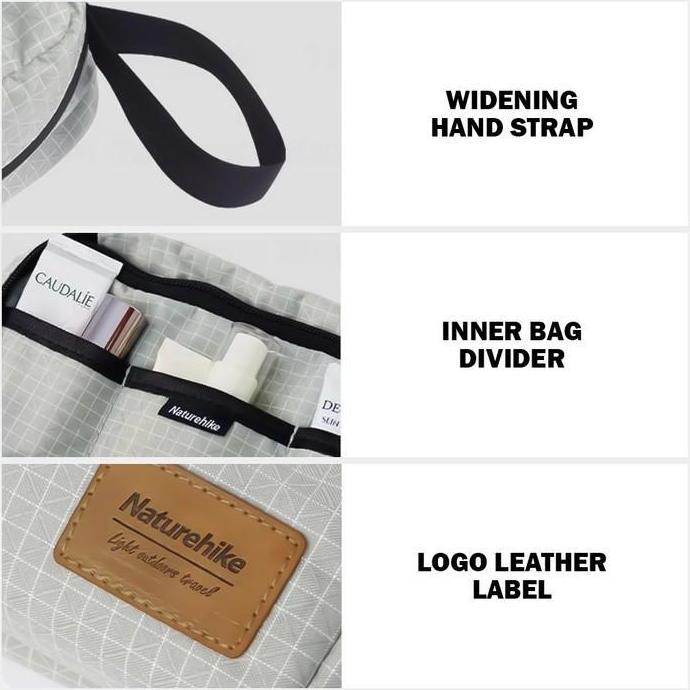Murah Wash Bag Naturehike Sn03 Nh20Sn010 Travel Toiletry Bag