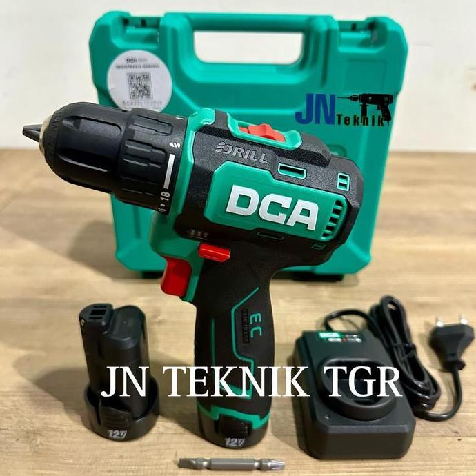 Ready CORDLESS BRUSHLESS DRIVER DRILL DCA ADJZ1203E BOR BATERAI 12V ADJZ1203