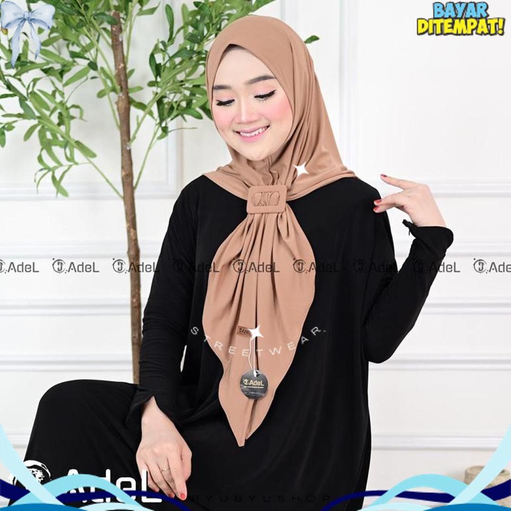Segitiga Instan Jersey Premium / Hijab Instan Segi3 Nonpet / Mentari / Segitiga Instan Oval Jersey F