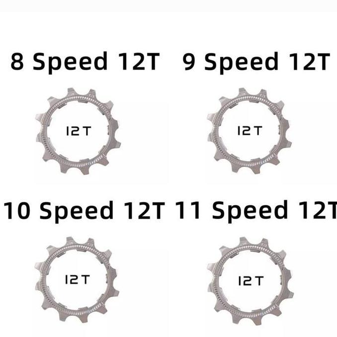 Promo Cog Gear Sprocket Sepeda 12T For 8 9 10 11 Speed Gear Sproket Sepeda Cod
