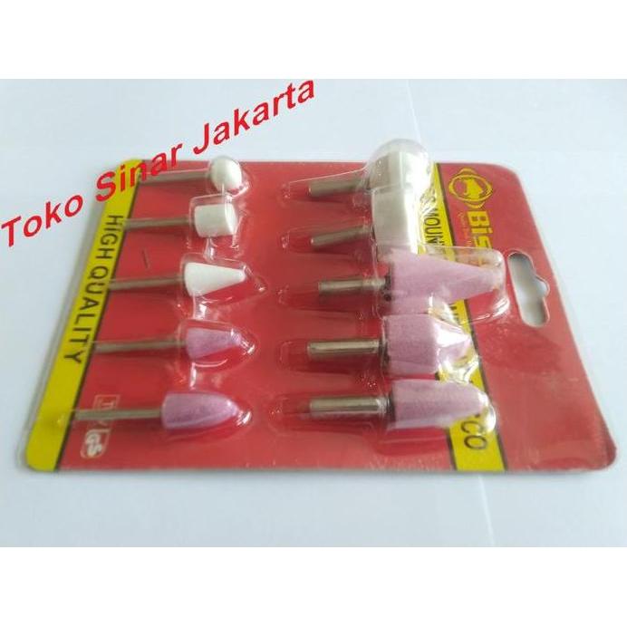 Ready Batu Osco 3 mm 6 mm Mata Bor Matabor Tuner Gerinda Gurinda Asah Poles Pemoles Batu Amplas Moun