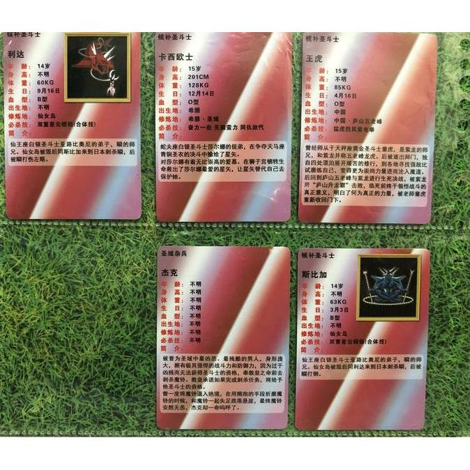 kartu saint seiya card set E