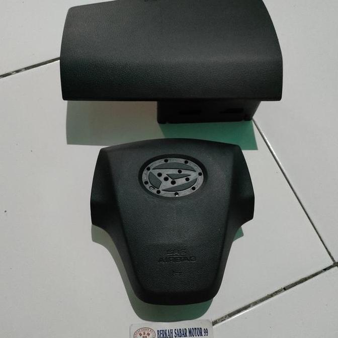 BEBAS ONGKIR - Cover air bag stir Daihatsu Sigra+Cover air bag penumpang Sigra ORI.