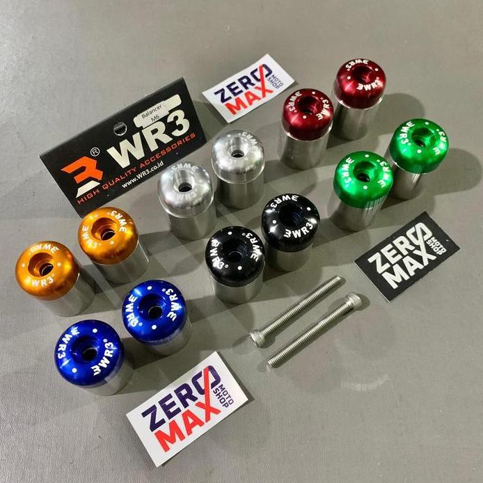 Bar End Balancer Jalu Bandul Stang WR3 M6 Baut 10