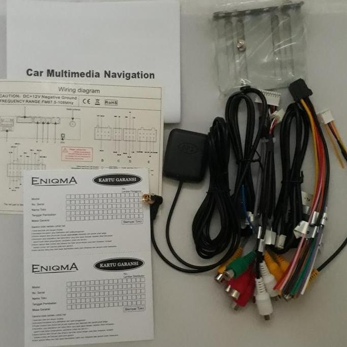 Head unit double din enigma eg-1078 android 10 inch ram 2 + 32