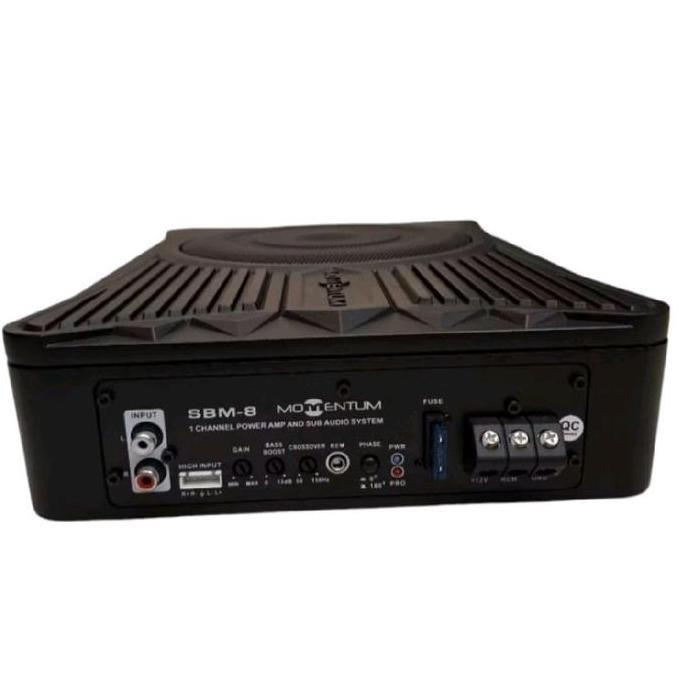 Subwoofer kolong momentum sbm-8 subwoofer aktif momentum sbm8 8 inch