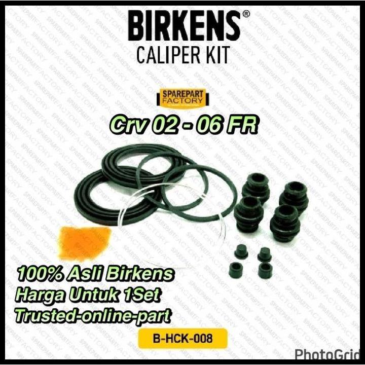 DISKON KIT CALIPER KALIPER CAKRAM CRV GEN 2 ( DEPAN ) 100% ASLI BIRKENS 
