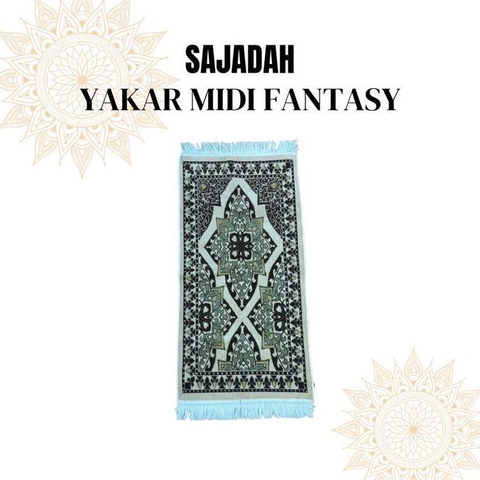 Murah (10 PCS) sajadah Yakar Fantasy Midi/Sajadah Turkiye/Sajadah Tebal/Sajadah Nyaman/Sajadah Bludr