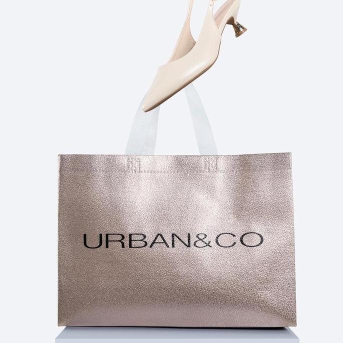 Murah URBAN&CO Shopping Bag Champagne Tas Belanja Wanita Urban N Co Non COD