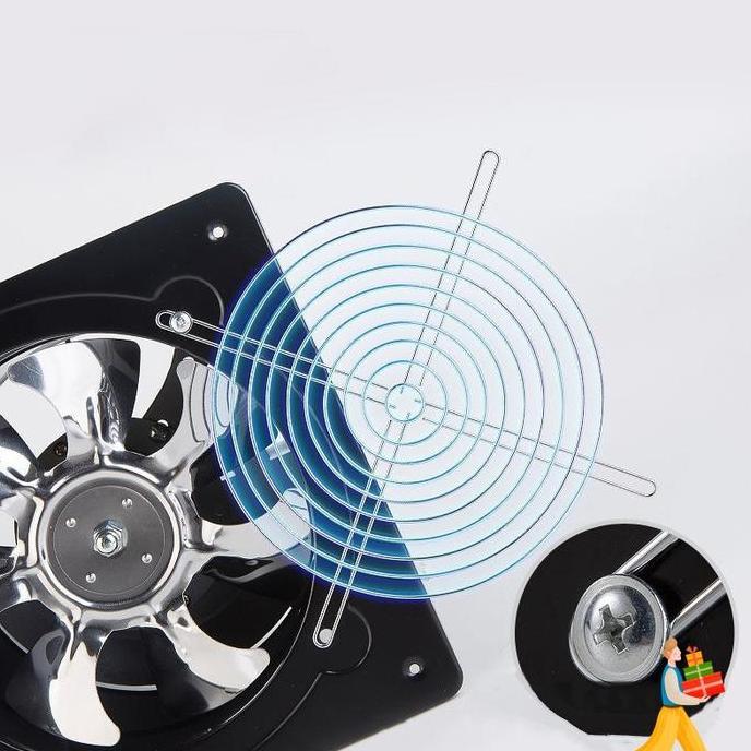 SHIOZENG Exhaust Fan 6 INCH/Exhaust fan/ exhaust dinding/ kipas ventilasi udara/ blower Exhaust Fan 
