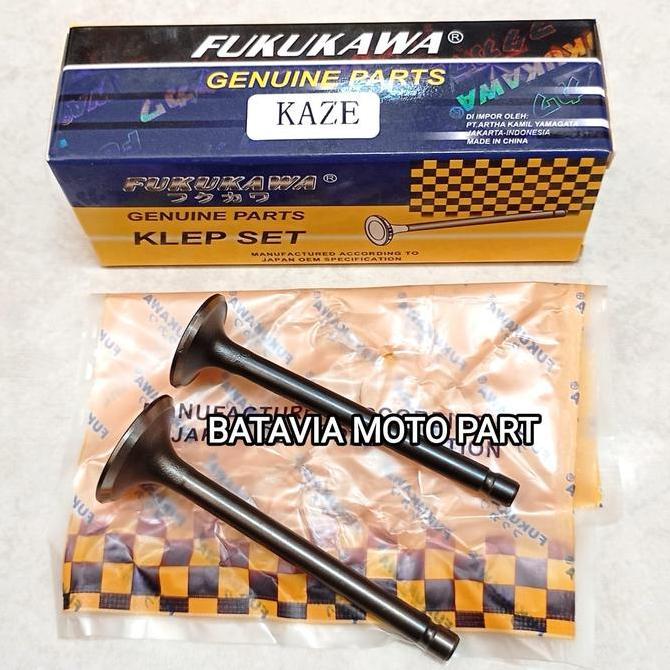 Klep Set Motor Kawasaki Kaze R Payung Klep Kaze In Ex Fukukawa Restock