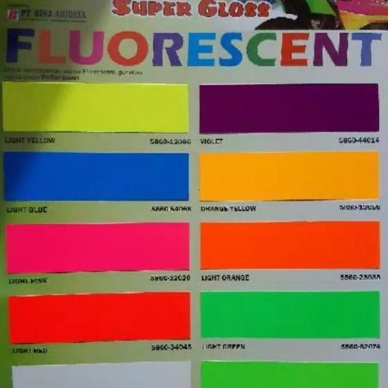 (HM) CAT DUCO PENTA NC FLUORESCENT/STABILO KUNING & HIJAU & ORANGE 200 GRAM