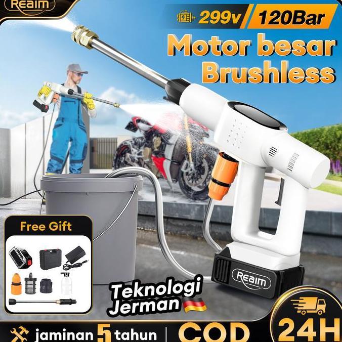 syahrifast_dream - reaim mesin cuci motor mini selang kompresor mini untuk ngecat 299v jet cleaner t