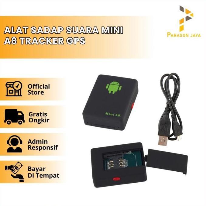 VERNIZCO GPS Tracker  Mini A8 Tracker GPS / Alat Lacak GPS
