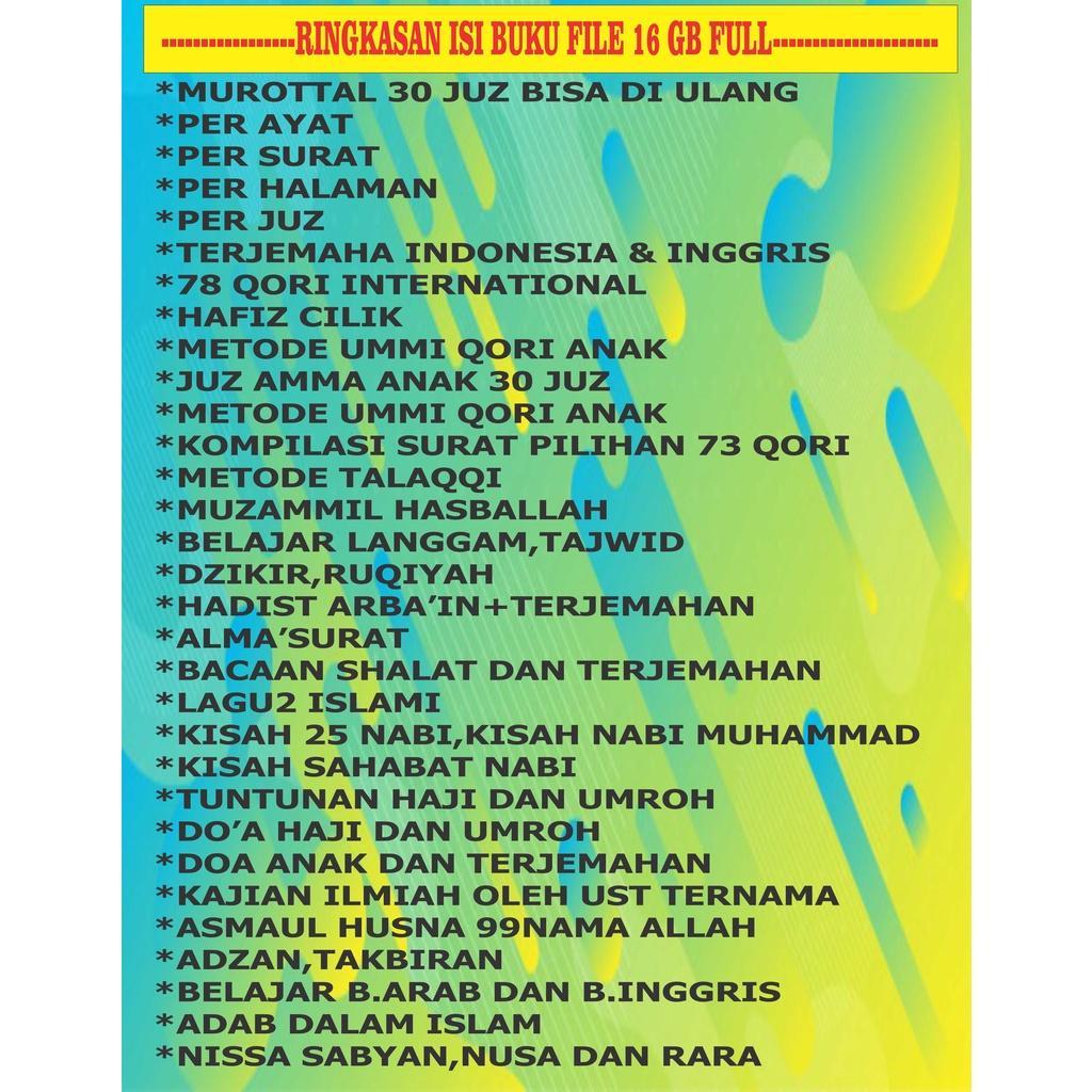(Rieby) Speaker Murottal Alquran 30 Juz/Speaker Alquran 30 Juz Rhimoa V600 Bluetooth+Remote