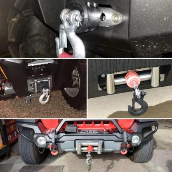 Murah Rubber Stopper Cable Winch Guard Karet Pengaman Kabel Sling Atv Utv