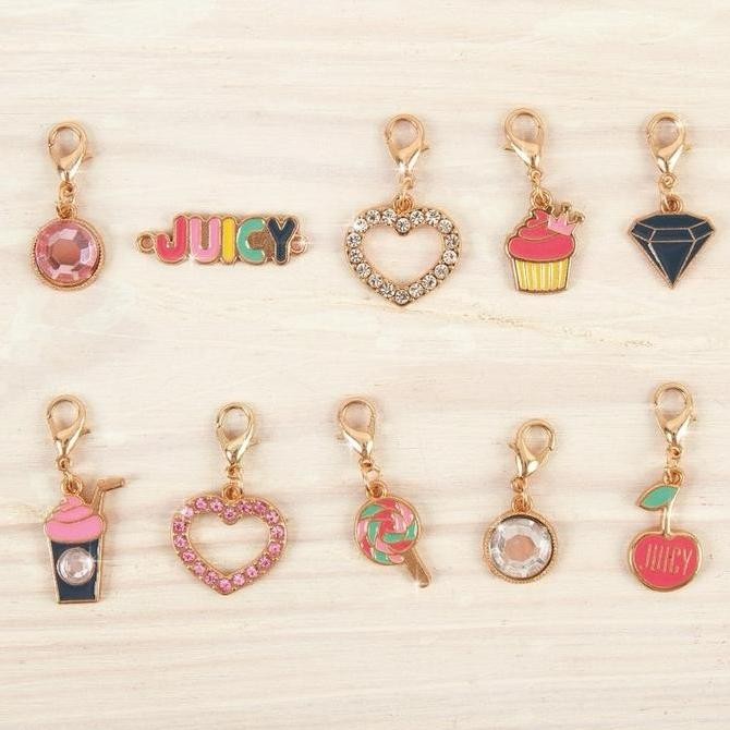 MAKE IT REAL SET JUICY COUTURE PINK PRECIOUS BRACELET