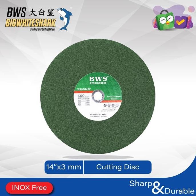 Batu Gurinda Gerinda Potong BWS 14" INOX Free