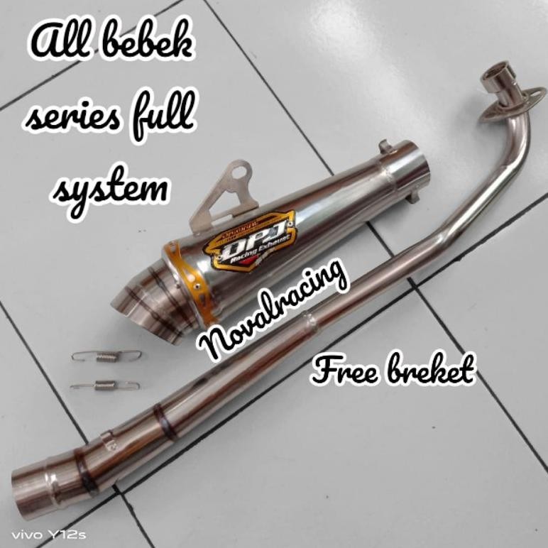 Original Knalpot Dpj Motor Supra X Jupiter Shogun Karisma Revo Vega Smash Legenda Prima Astrea Grand