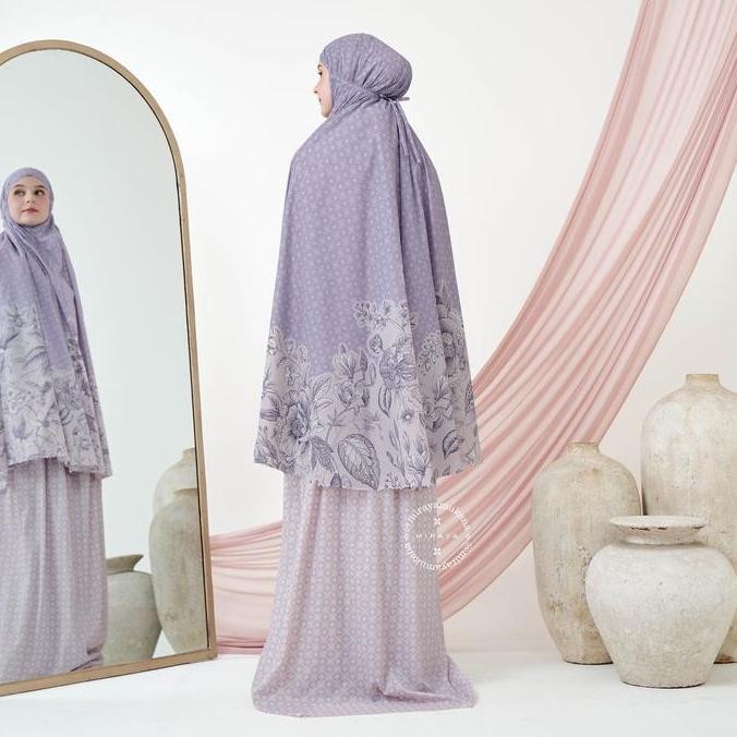 Mukena Compact Miraya Grandflora Lilac