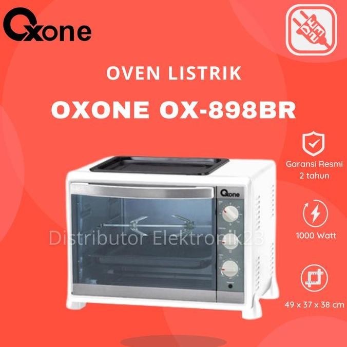 Promo Oven Listrik Oxone Jumbo Ox 898BR (Khusus Gojek) OX898BR COD