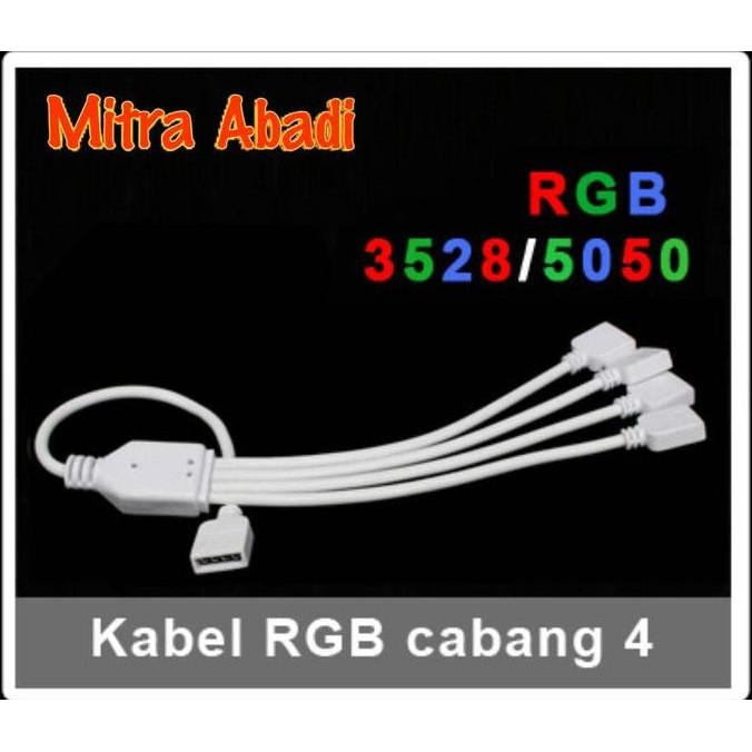 Kabel RGB Cabang 4