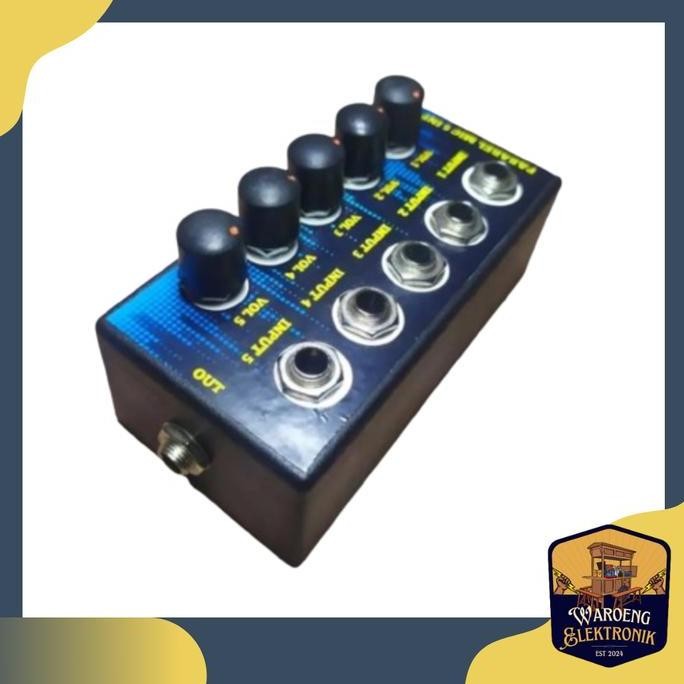 BEARERS- PARAREL MIC 5 INPUT-BLACK/BLUE