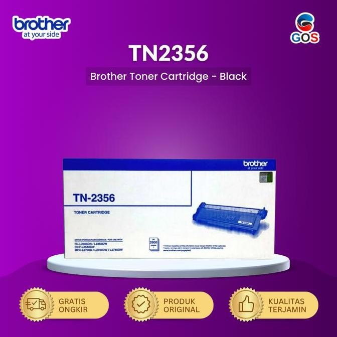 BROTHER Toner TN 2356 Original Black TN2356 TN-2356
